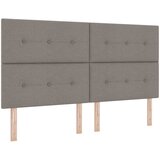  Boxspring krevet s madracem Sivosmeđa 200 x 200 cm Tkanina | shoptok.hr