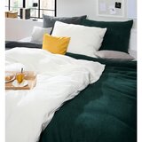 Esposa posteljnina 200/200 cm žamet, plišast material krem barve | Shoptok.si