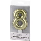  Balloon candle, svećica, zlatna - odaberite broj | Eponuda.com