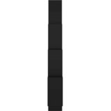 Kockaste zidne police crne 90 x 15 x 119 cm konstruirano drvo | Eponuda.ba