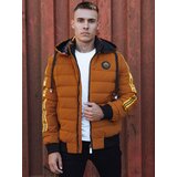 DStreet Kurtka zimowa męska pikowana kamelowa | shoptok.hr