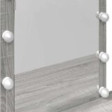 vidaXL Toaletni stolić s LED svjetlima siva boja hrasta 100x40x130 cm | shoptok.hr