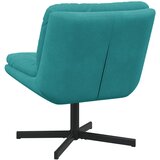  Stolac za opuštanje s rotacijom Tirkizna 63 x 75 x 76 cm Baršun | shoptok.hr