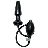 Rimba Inflatable Butt Plug Small with Massive Core Black Cene