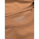 Ombre BASIC men's classic cotton T-shirt - brown | shoptok.hr