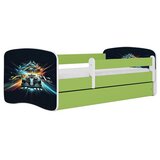 HAPPYKIDS Dječji krevet Dreamy formula 180x80 sa madracem bez ladice Zelena | shoptok.hr