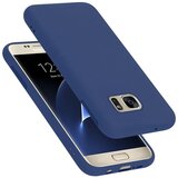 Cadorabo Case, združljiv s Samsungom v tekoči modro - zaščitni pokrov, narejen iz fleksibilnega silikona TPU, (20590251) Cene