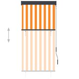  Vanjska roleta 80 x 250 cm bijelo-narančasta | shoptok.hr