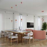 Sollux Obesna svetilka HALO 1 breskev, (5000352375) | Shoptok.si