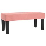 vidaXL Box spring postelja z vzmetnico roza 120x190 cm žamet, (21128878) | Shoptok.si