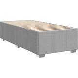  Krevet s oprugama i madracem svjetlosivi 100x200 cm od tkanine | shoptok.hr