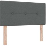  LED vzglavnik s gumbi, temno sivo, 100 cm, blago, (22052963) | Shoptok.si