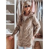 DStreet Kurtka damska pikowana przejściowa LIVIANA kamelowa | shoptok.hr