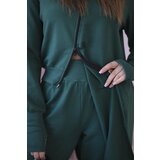 Kesi Set of sweatshirt with long side dark green | shoptok.hr