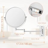 FFOWCYE stensko kozmetično ogledalo z 10x povečavo | Shoptok.si