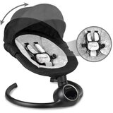 Kidwell Električna dječja ležaljka REVE 2-u-1 crna | shoptok.hr
