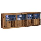  LED komoda Staro drvo 202 x 37 x 67 cm Konstruirano drvo | Eponuda.ba