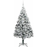  Umjetno božićno drvce Bijelo 210 cm PVC i Čelik i Plastika | shoptok.hr