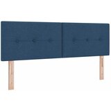  LED krevet za pohranu s madracem Plava 140 x 190 cm Tkanina - Plava 140 x 190 cm Prošiveno gumbima | shoptok.hr