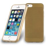Cadorabo Ohišje, združljiv z Apple v zlatu - zaščitni pokrov, narejen iz fleksibilnega silikona TPU v brušenem dizajnu, (20573825) | Shoptok.si