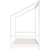  Otroški posteljni okvir bel 90x200 cm trdna borovina, (20916893) | Shoptok.si