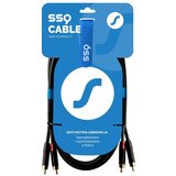 SOUND STATION QUALITY (SSQ) SSQ RCARCA3 - Cable 2x RCA - 2x RCA - 3 m, Black | shoptok.hr