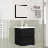 vidaXL Komplet pohištva za kopalnico 3 pcs Artisan hrast in bela Cene