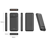  baterija SWISSTEN POWER LINE II 10000 MAH, črna | Shoptok.si