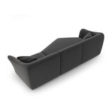 Cosmopolitan Design Temno siva žametna kotna sedežna garnitura Tokyo – | Shoptok.si