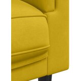  2-dijelni set sofa s jastucima žuti baršunasti | shoptok.hr