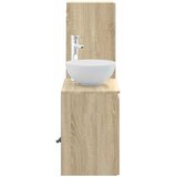  Set namještaja za kupaonicu 2 kom. Hrast sonoma Smeđa 33 x 34,5 x 100 cm | Shoptok.si
