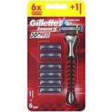 Gillette Sensor3 muški brijač + 6 dopuna cene