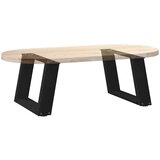  Noge za klubsko mizico v obliki črke U, 2 kosa, črne, 40 x (30-31) cm, jeklo, (22123956) | Shoptok.si