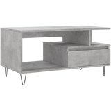vidaXL Klubska mizica betonsko siva 90x49x45 cm inženirski les, (20908174) | Shoptok.si