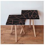 Hanah home sklapajući Stočić 2 Komada 2SHP335 - Crno | ePonuda.com