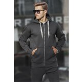 Madmext Black Hooded Regular Fit Men's Sweatshirt 6140 Cene
