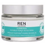REN Clean Skincare Clearcalm Invisible Pores Detox Mask čistilna in mat maska za obraz 50 ml za ženske