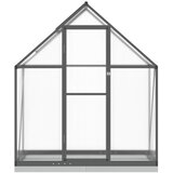  Staklenik s okvirom antracit 169 x 58 x 202 cm aluminijski | shoptok.hr