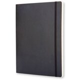 Moleskine Beležnica XL mehke platnice, črna – brezčrtna Cene
