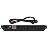 LAN-TEC PD.8C13.C14 - 19 "npr. plošča, 1U, 8 x C13, dovod C14 | Shoptok.si
