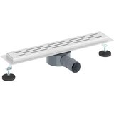  362 Stepeni Odvod za Tuš s Dizajnom Vodilice Srebrno 50 cm | shoptok.hr