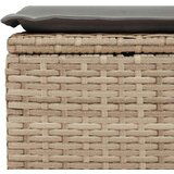  6-dijelni set vrtnih sofa s jastucima bež od poliratana | shoptok.hr