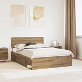  Konstrukcija postelje Oreh 150 x 200 cm Masivno borovo les, (5000102910) | Shoptok.si