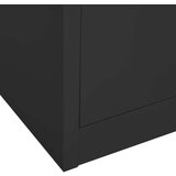 Pisarniška omara antracitna 90x40x180 cm jeklo, (20620476) | Shoptok.si