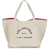 Karl Lagerfeld RUE ST GUILLAUE CANVAS TOTE Bež Cijene