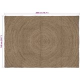  Tepisi za područja Siva 140 x 200 cm Juta | shoptok.hr