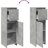 vidaXL Kopalniška omarica betonsko siva 30x30x95 cm iverna plošča | Shoptok.si