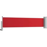 vidaXL Zložljiva stranska tenda za teraso 60x300 cm rdeča, (20692494) | Shoptok.si