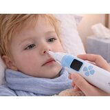  Električni aku. 400mAh nosni aspirator za otroke USB 4 šobe moder | Shoptok.si