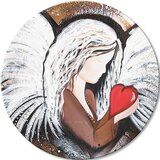  Okrogle slike z akrilom Varuh srca | different dimensions | Shoptok.si